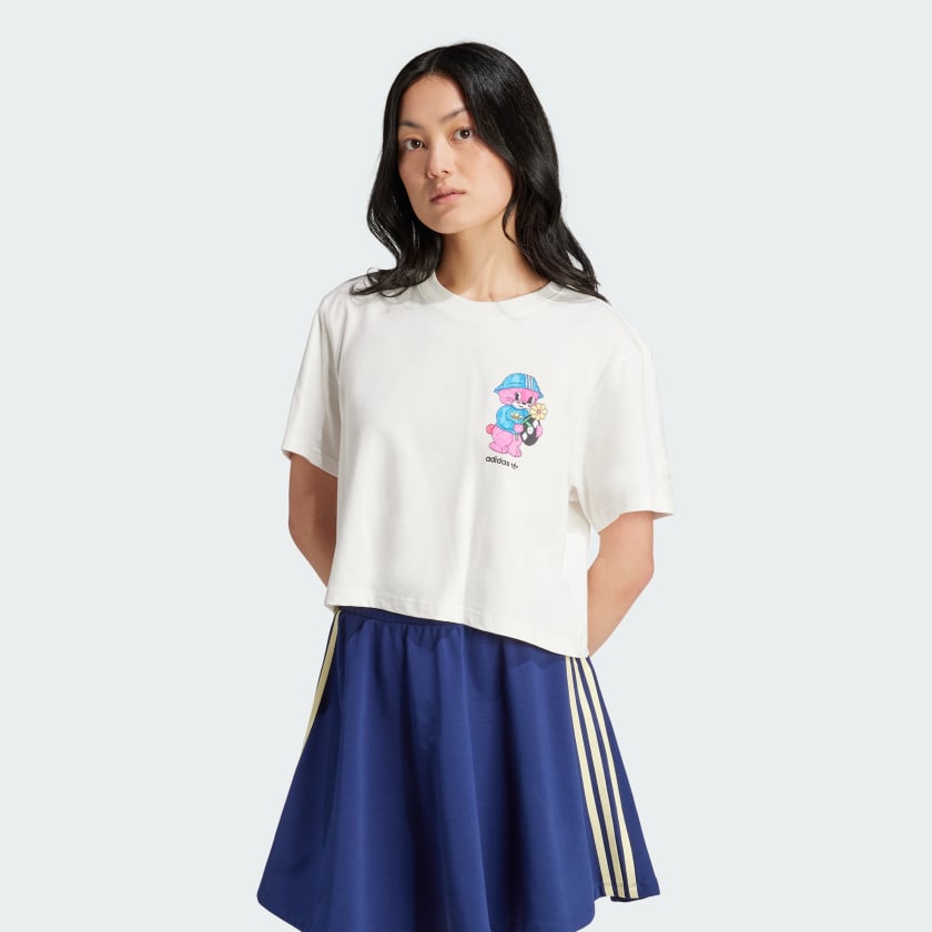Adidas cropped tshirt online