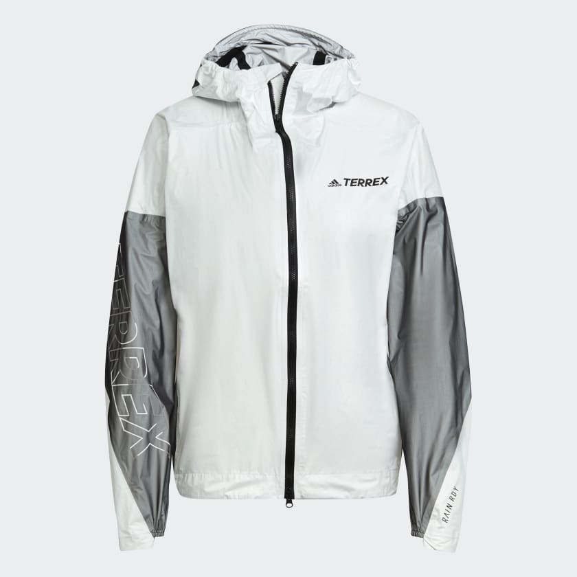 adidas Terrex Agravic Three Layer Pro Regenjack Wit adidas Offici le Shop