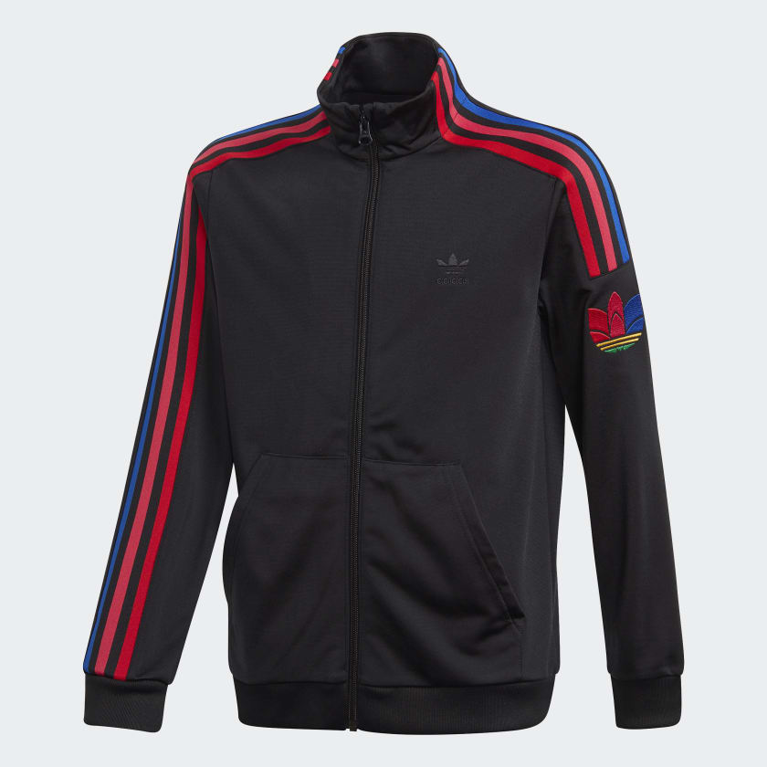 adidas Adicolor 3D Trefoil Track Top Black adidas Malaysia