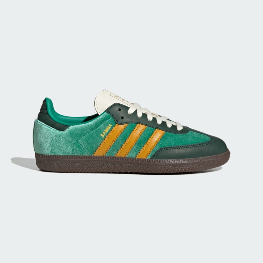 adidas Samba OG Shoes - Green | Free Shipping with adiClub