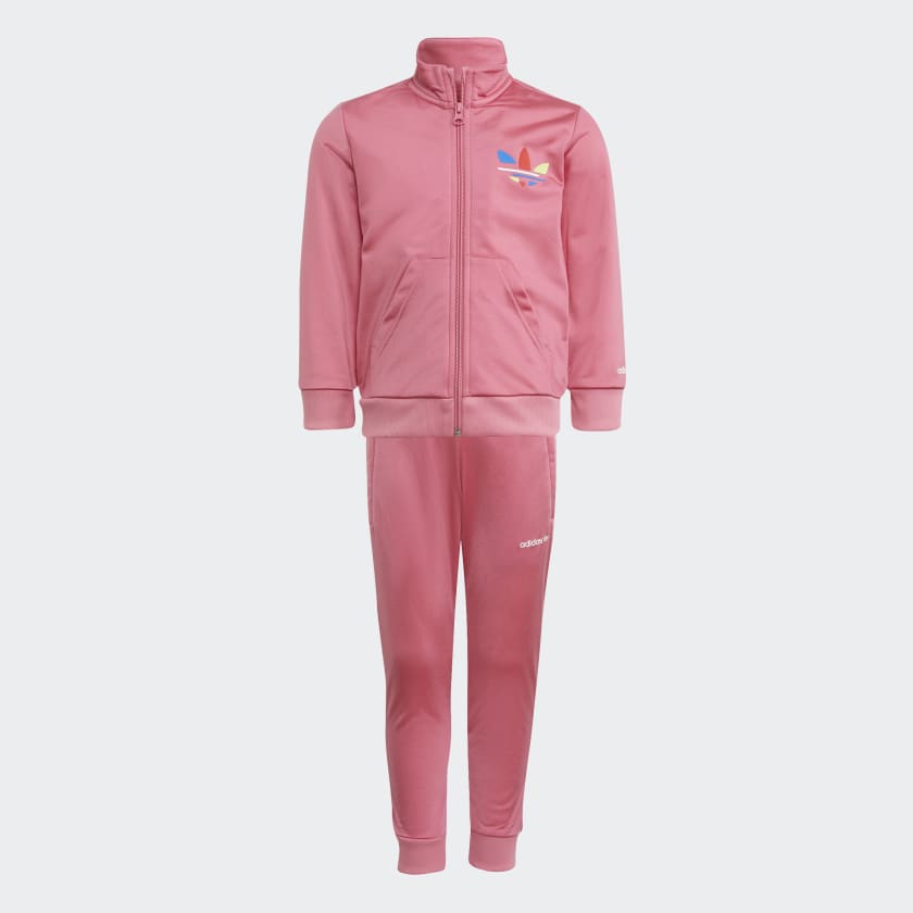 adidas Adicolor Track Suit - Pink, Kids' Lifestyle
