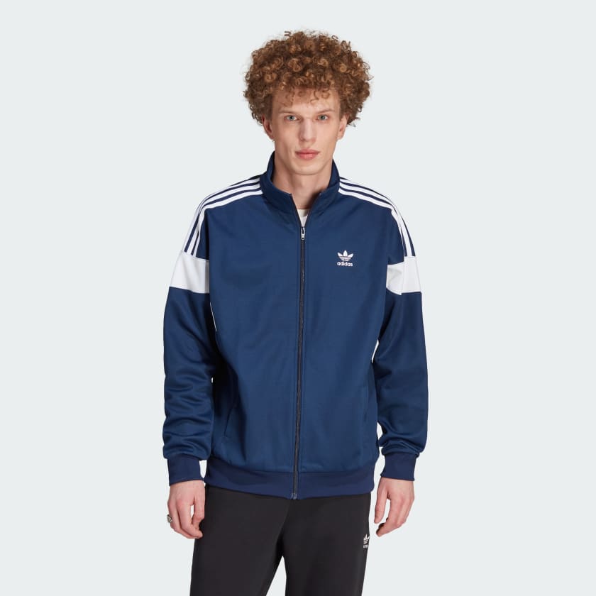 Chamarra adidas azul 2025 marino