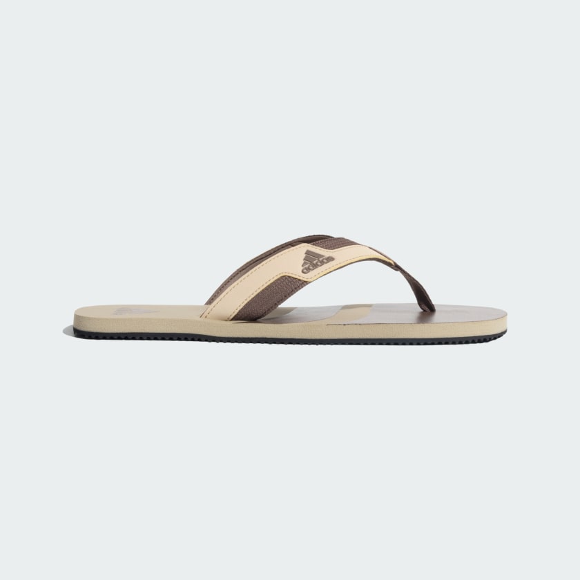 Adidas mens khaki flip flops hotsell