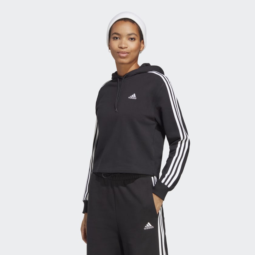 adidas Men's Essentials 3-Stripes French Terry Hoodie