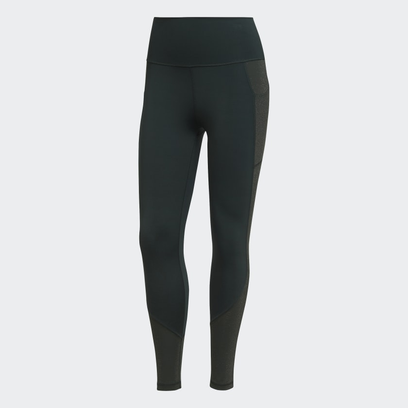 adidas Optime Training Shiny Full Length Leggings Green adidas Thailand