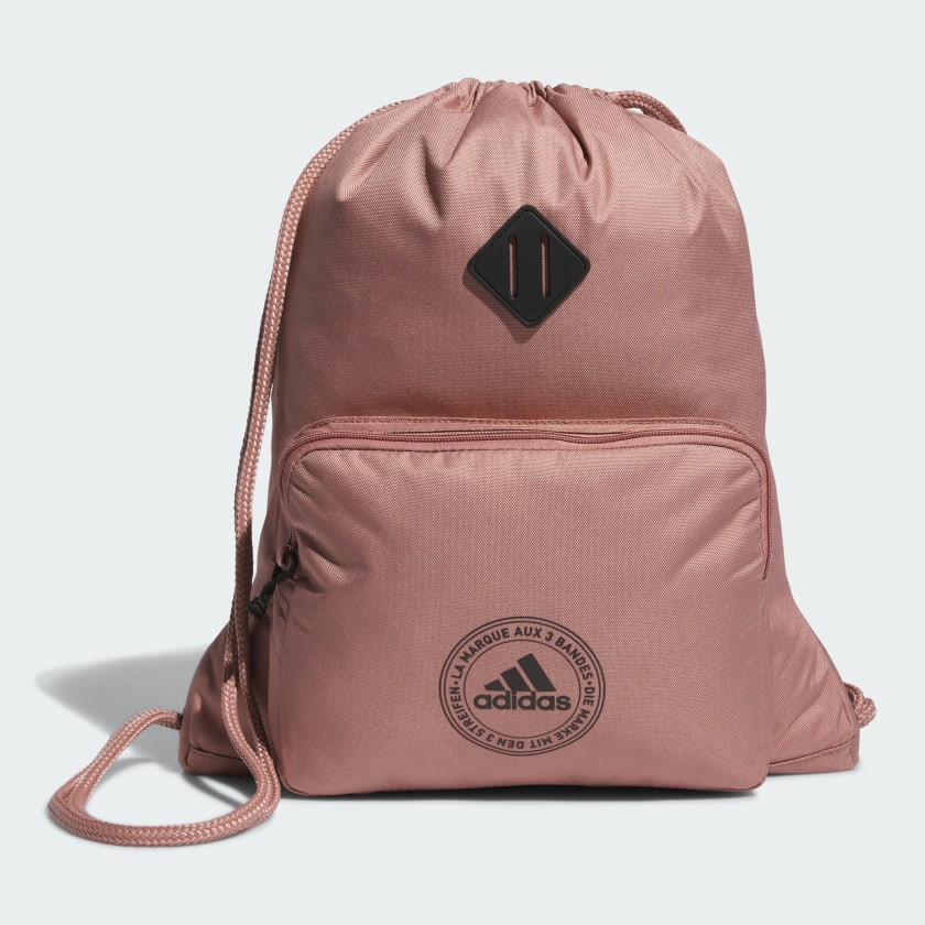 adidas Classic 3-Stripes Sackpack - Pink | Free Shipping