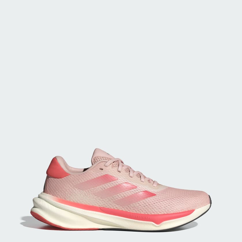 Adidas running shoes women pink on sale