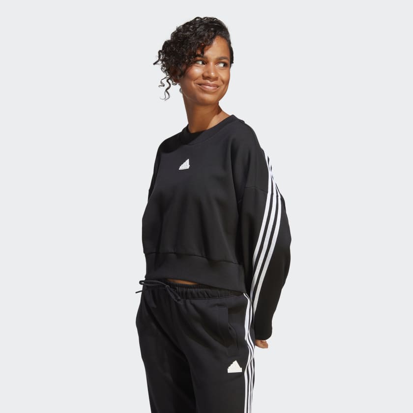 adidas Future Icons 3-Stripes Sweatshirt - Black | adidas Canada