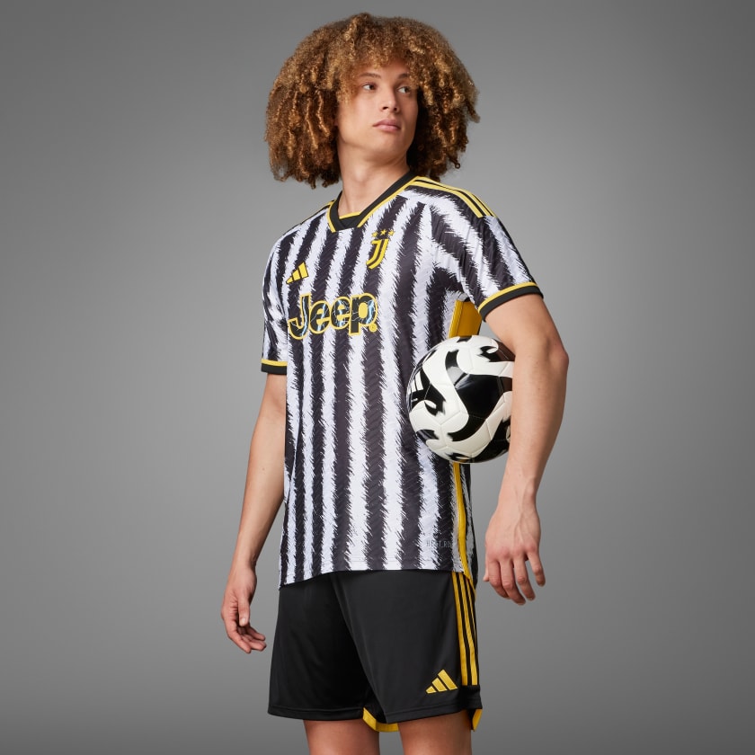 adidas Juventus 23/24 Home Authentic Jersey - Black | Men's Soccer | adidas  US
