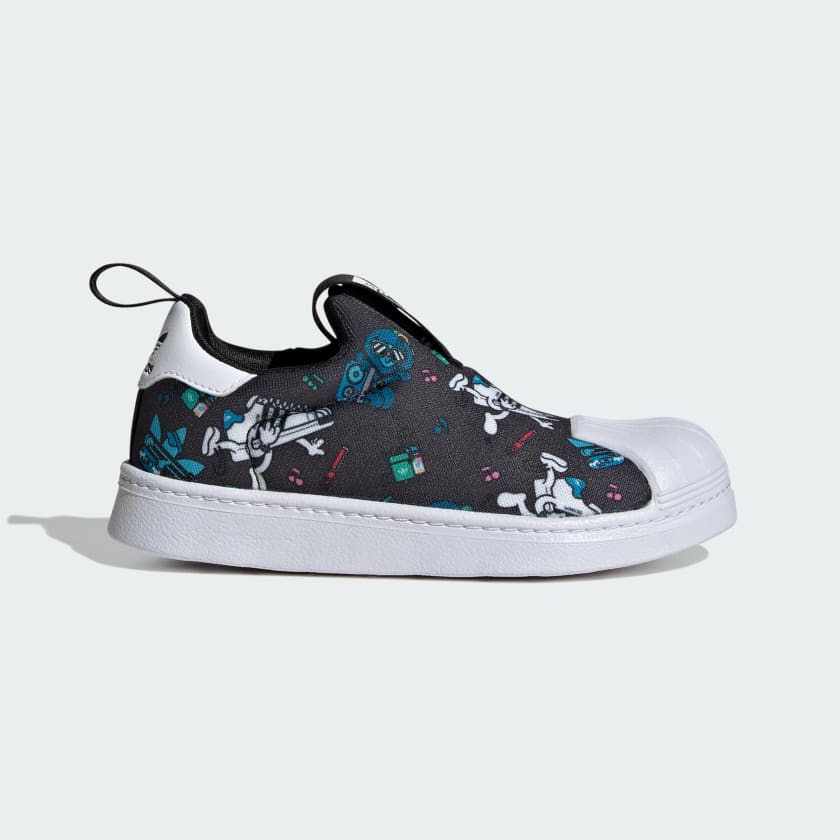Adidas Kids Originals Superstar 360 Boys Preschool Shoes Black White Black Size 12.0