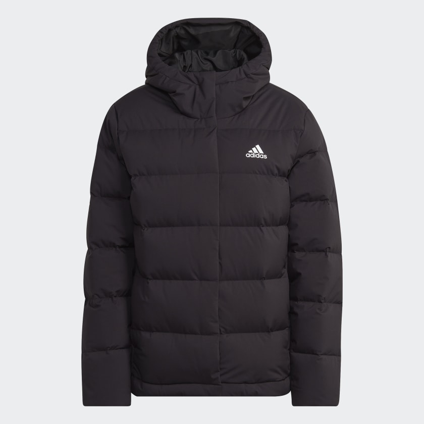 adidas Women's Hiking Helionic Hooded Down Jacket - Black