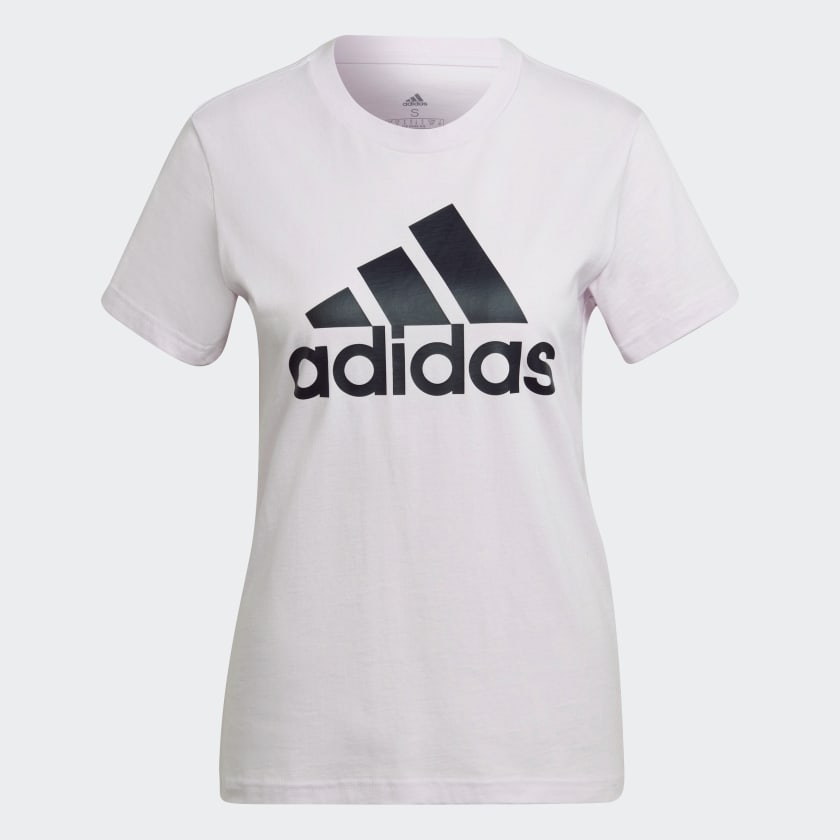 adidas Essentials Logo T Shirt Pink adidas UK