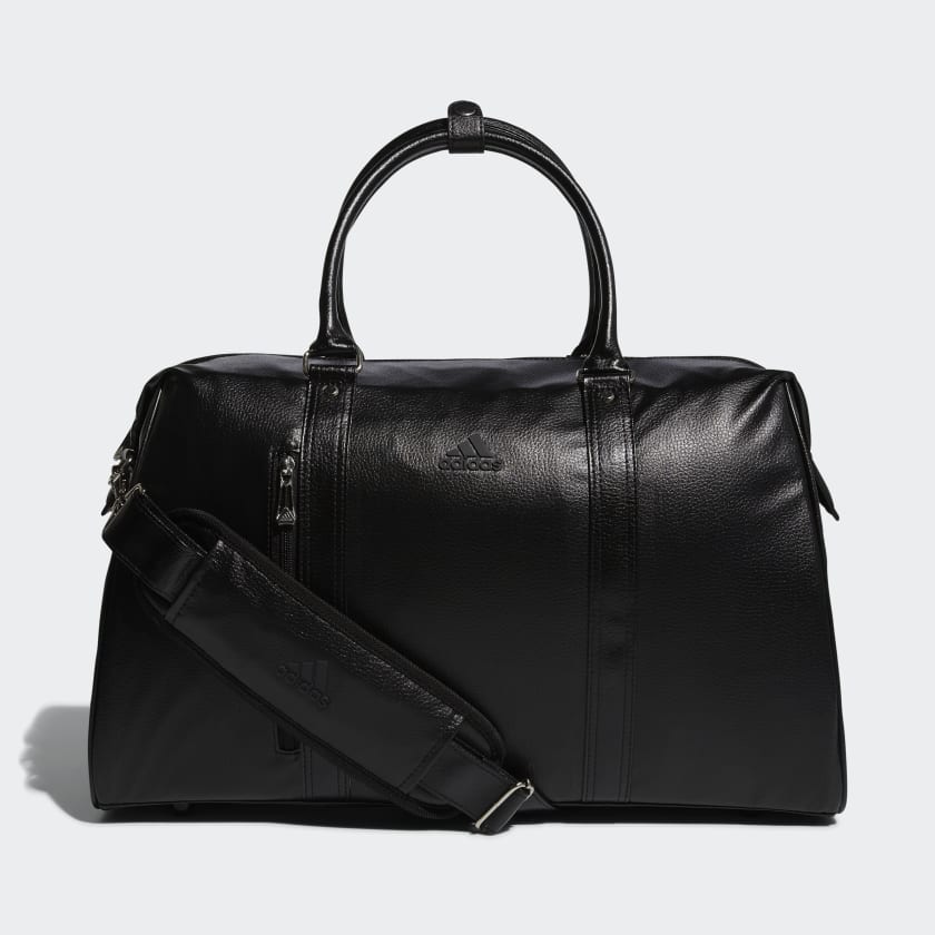 Adidas leather shop duffle bag