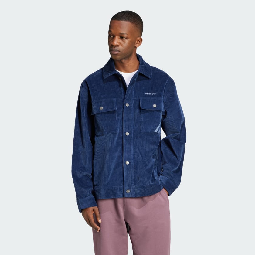 Blue coach jacket top