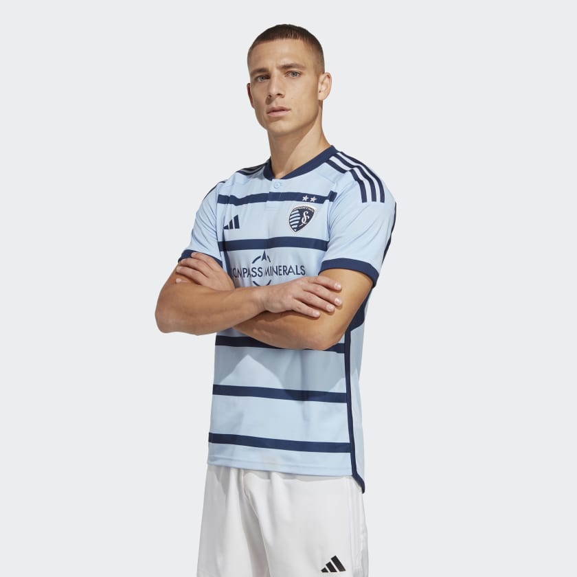 adidas Sporting Kansas City 23/24 Home Authentic Jersey - Blue, Men's  Soccer