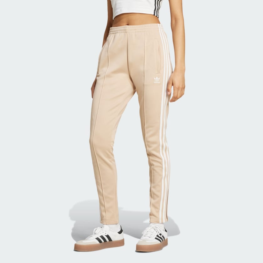 adidas Adicolor SST Track Tracksuit Bottoms Beige adidas UK