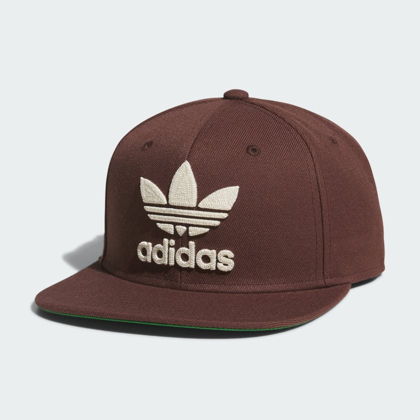 adidas Originals Trefoil Chain Snapback Hat Brown Free Shipping with adiClub adidas US
