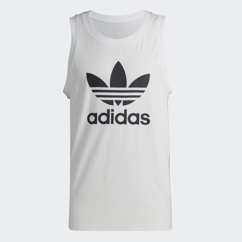 adidas Adicolor Classics Trefoil Tank Top White Free Shipping with adiClub adidas US