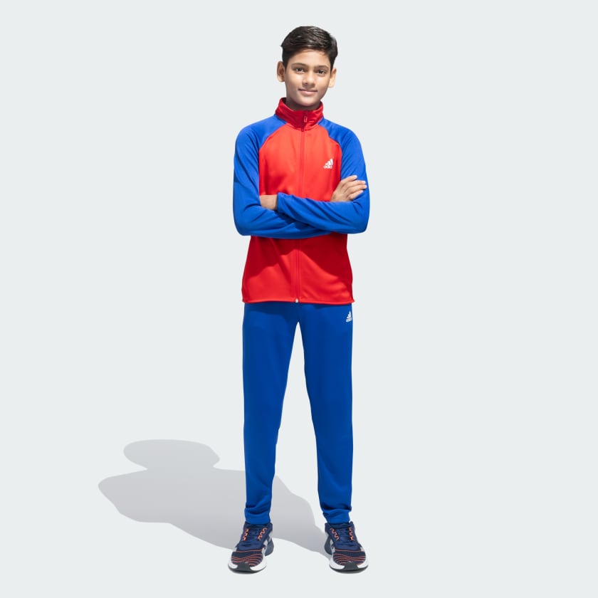 Adidas knitted tracksuit hot sale