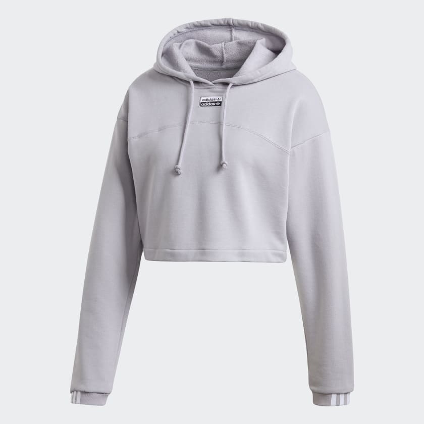 Womens adidas ryv hoodie grey on sale