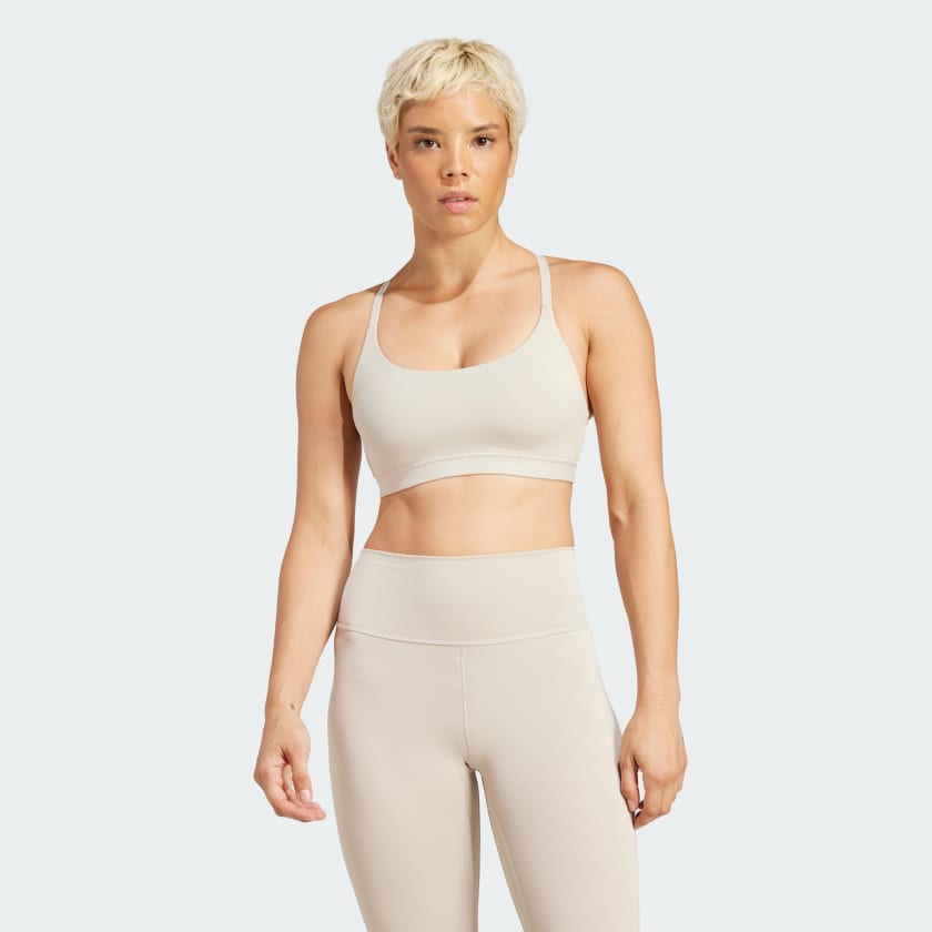 Beige sports bra discount