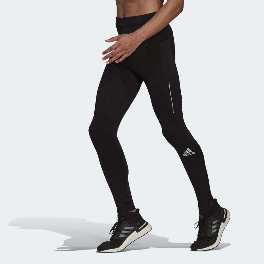 adidas Own the Run Warm Tights - Black | Men's Running | adidas US