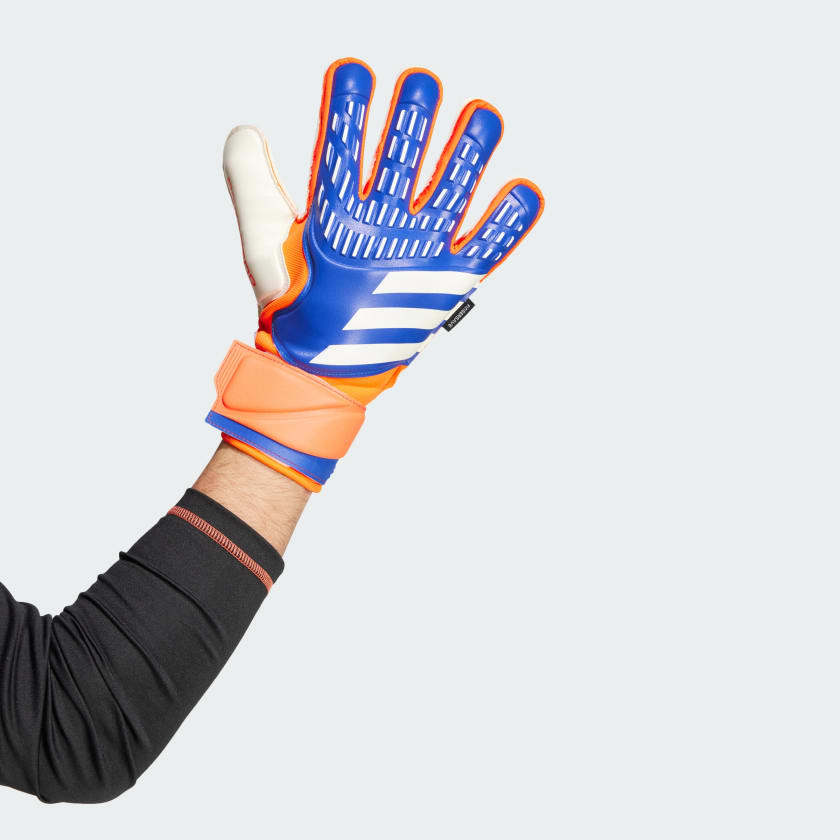 adidas Predator Match Fingersave Goalkeeper Gloves Blue adidas Malaysia