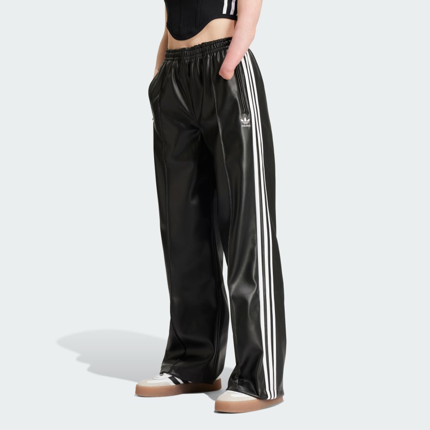 adidas Firebird Pleather Broek - Zwart | adidas Officiële Shop