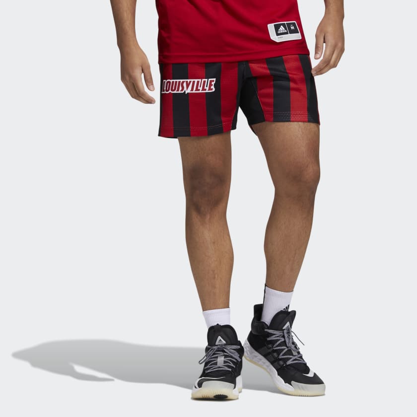 adidas Eric Emanuel Louisville Swingman Shorts - Red | men basketball |  adidas US