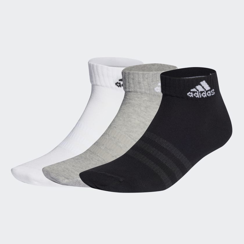 Calcetines tobilleros Thin and Light - Gris adidas