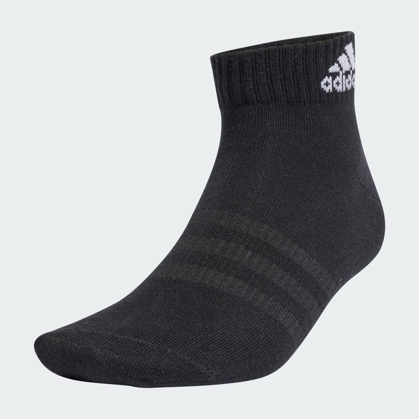 adidas Thin and Light Ankle Socks 3 Pairs - Grey | adidas UK