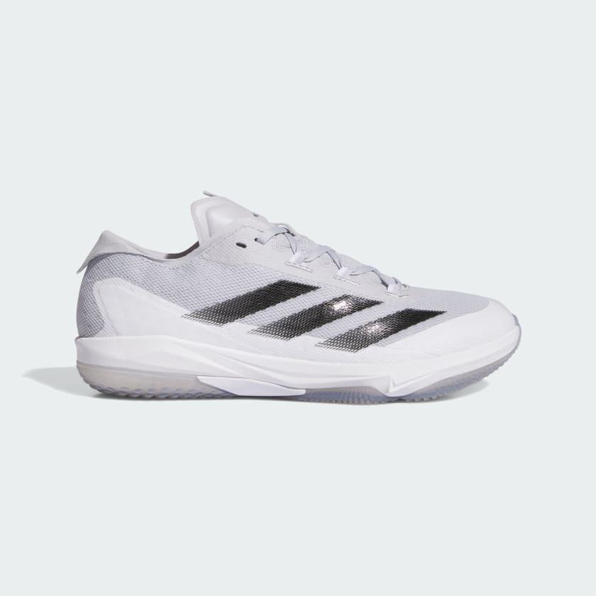Adidas Adizero Impact Turf Baseball Shoes Size 9.5 White Grey