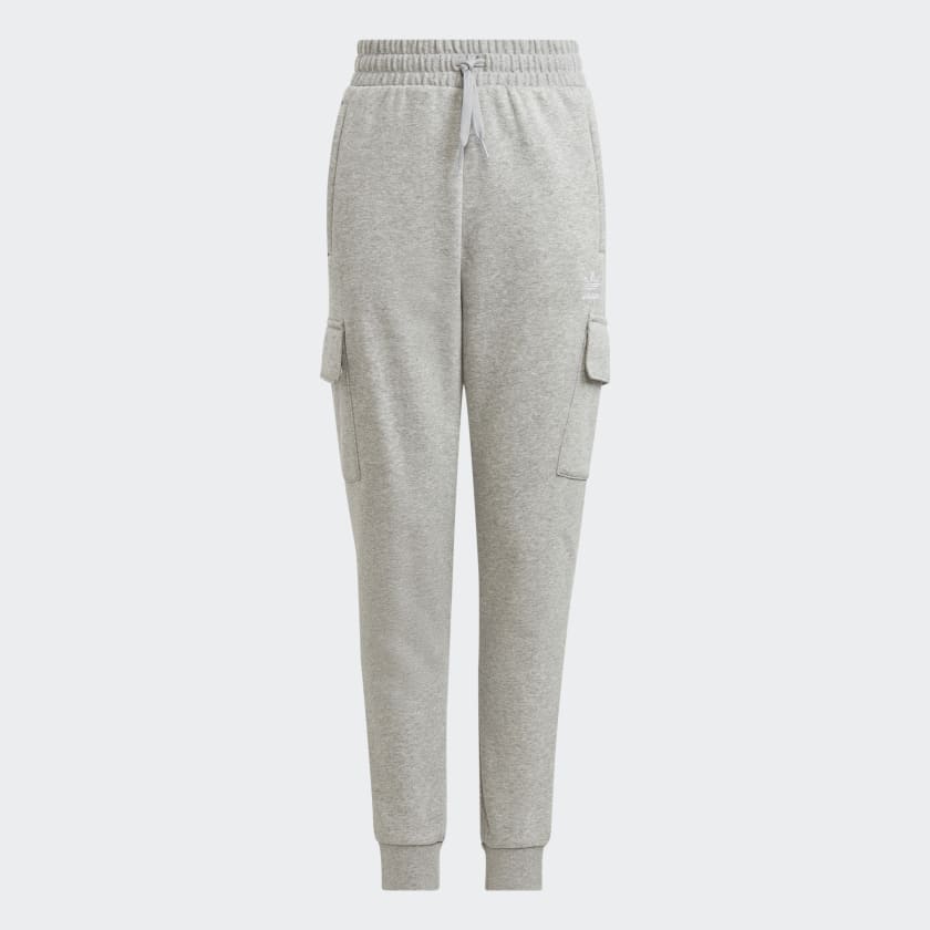 adidas Fleece Cargo Pants Kids - Grey