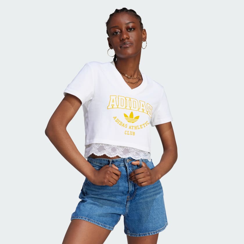 Womens Teen Girls O Neck Short Sleeve No Bra Club Crop Top Cotton T-Shirts