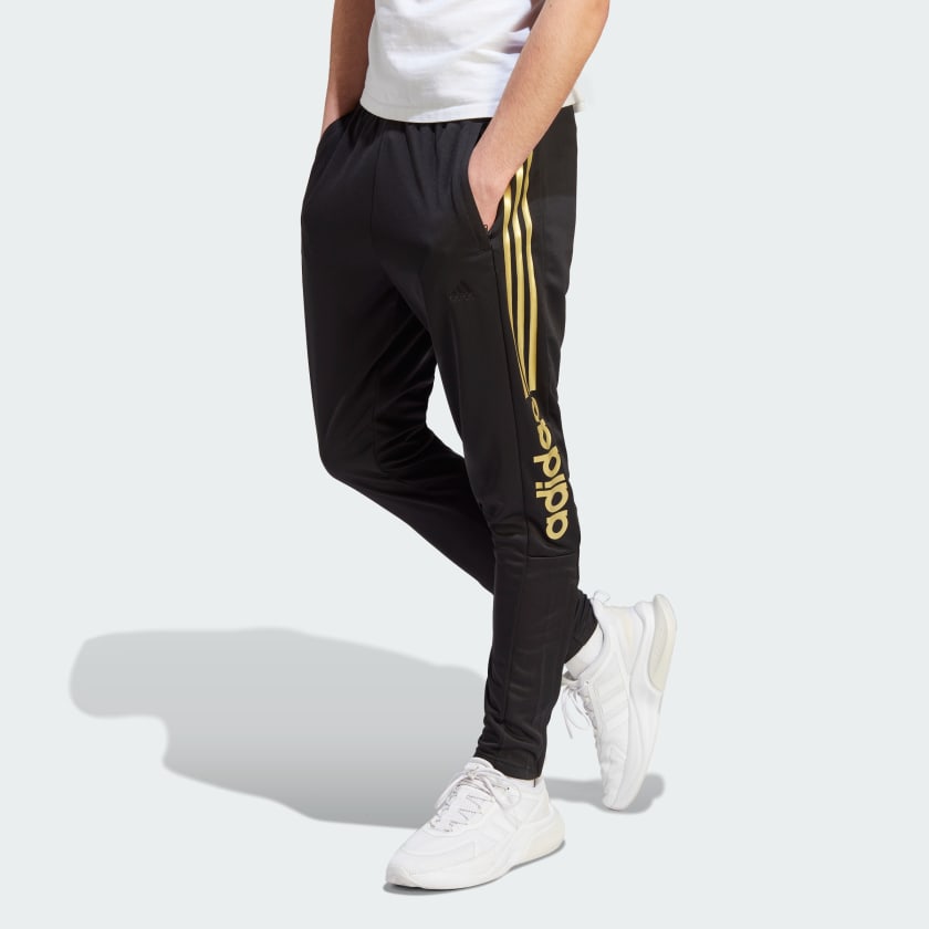 Black and gold adidas joggers 2025