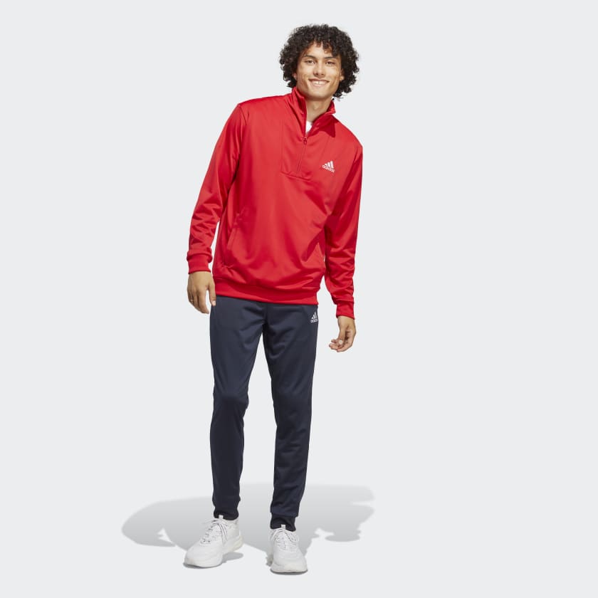 adidas Small Logo Tricot Track Suit  Red  adidas India