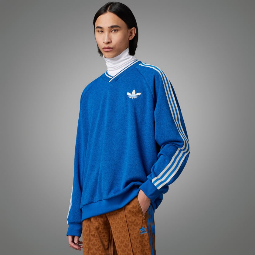 økse Svag Hviske adidas Adicolor 70s Vintage Sweatshirt - Blue | Men's Lifestyle | adidas US