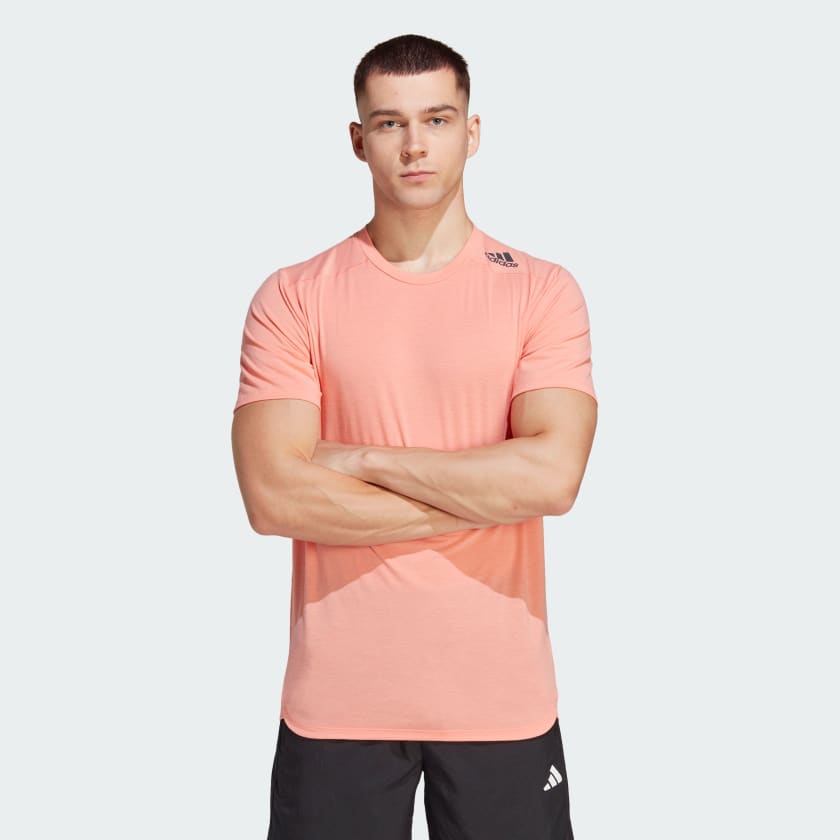 Adidas Áo Thun Designed For Training - Trái Cam | Adidas Vietnam