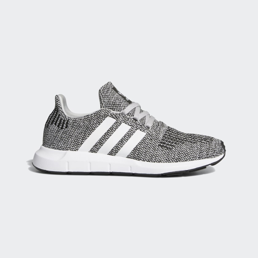 Kids Swift Run Grey and Cloud White Shoes | adidas US