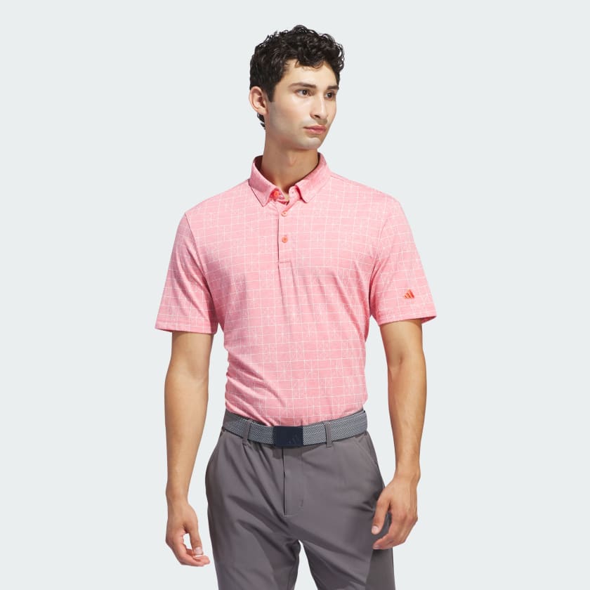 adidas Go-To Novelty Polo Shirt - Red | Men's Golf | adidas US