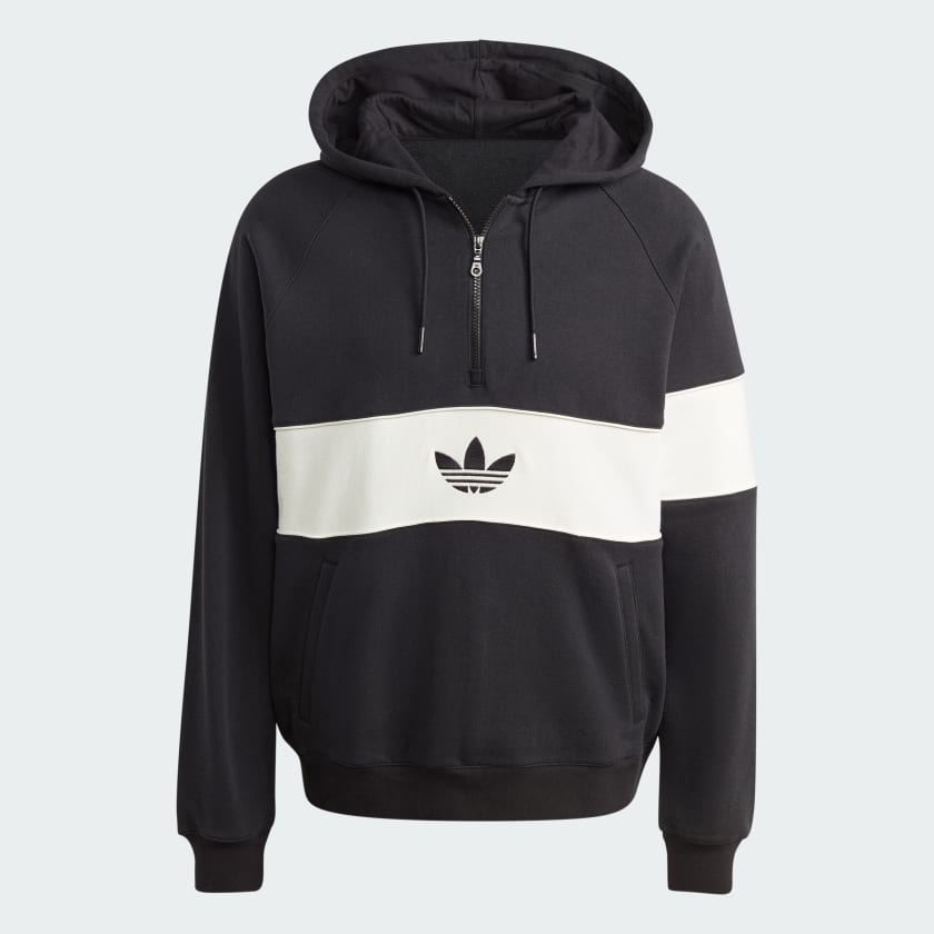 adidas Bluza z kapturem Z.N.E. Winterized Full Zip - Czarny