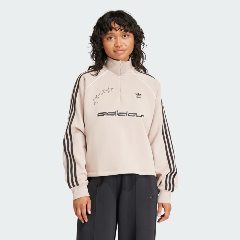 Adidas modular flc 2 quarter sale zip sweatshirt