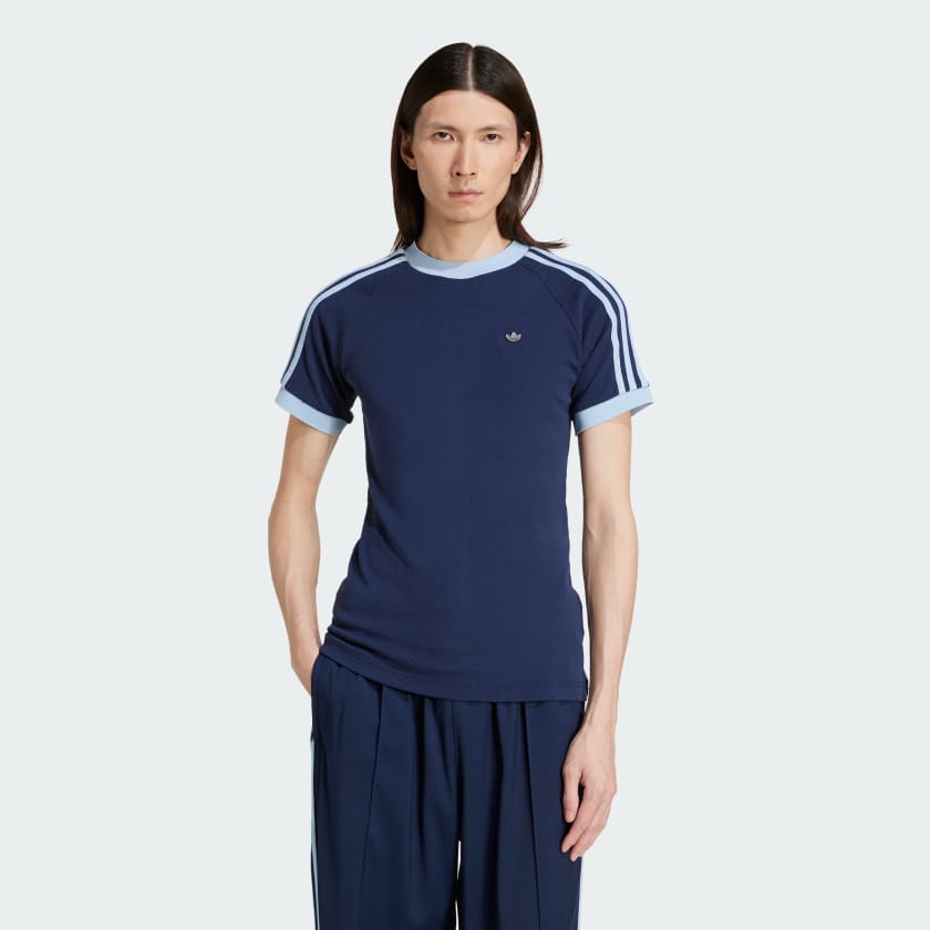 アディダス プレミアム カリ半袖Tシャツ - ブルー | アディダス