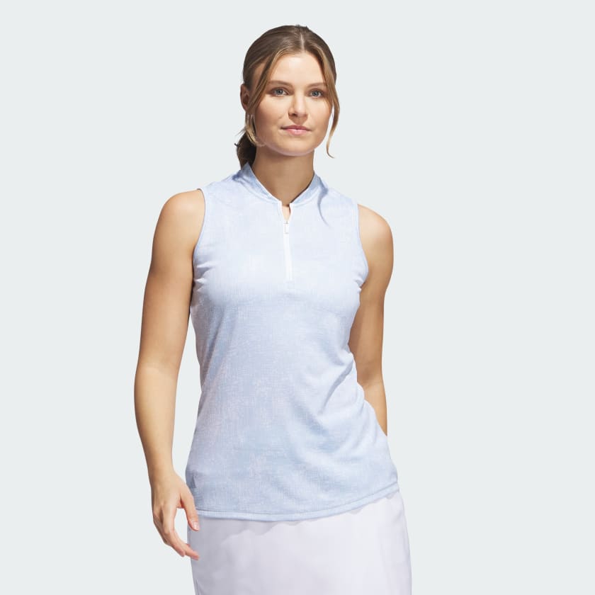 Adidas collarless cheap golf shirts