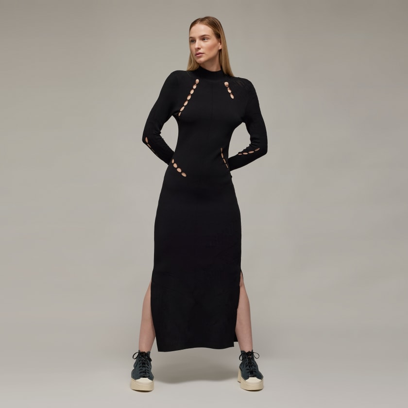 adidas Y-3 Ingesan Knit Dress - Black | adidas Australia