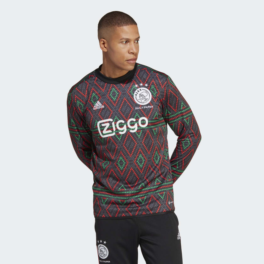 blik kraan financiën adidas Ajax Amsterdam Pre-Match Warm Shirt - zwart | adidas Belgium