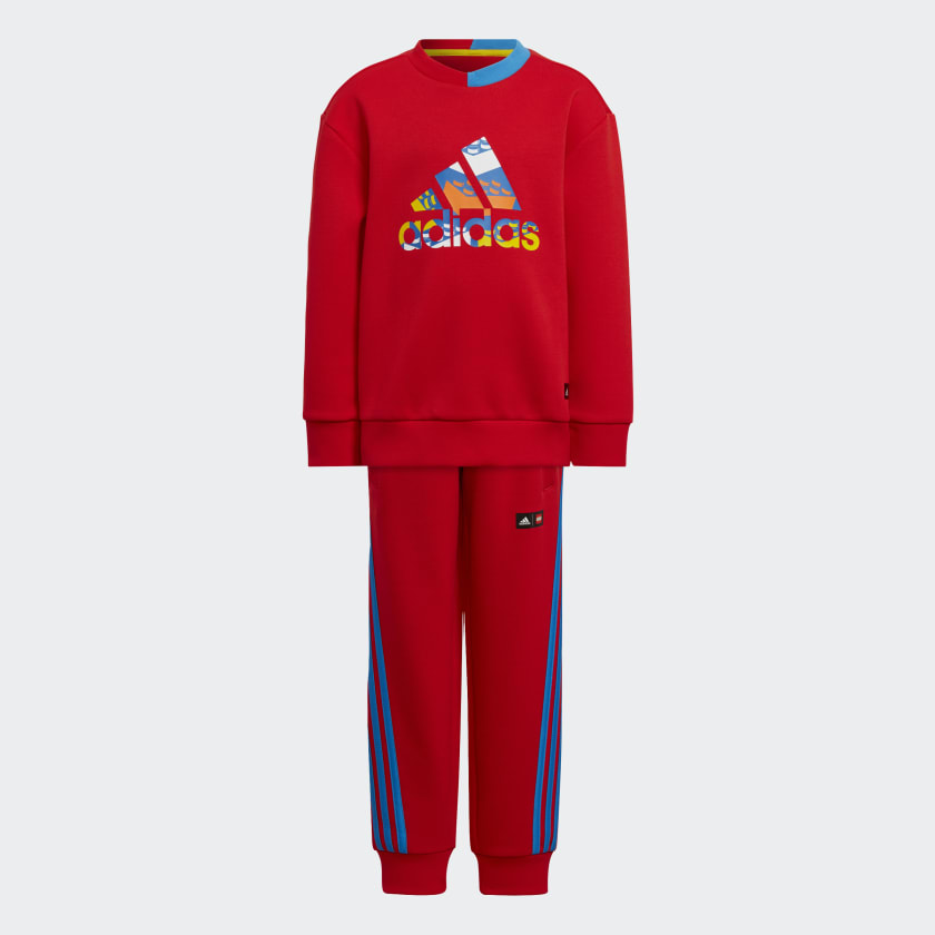x Classic LEGO® Crew Sweatshirt and Pants Set - Red