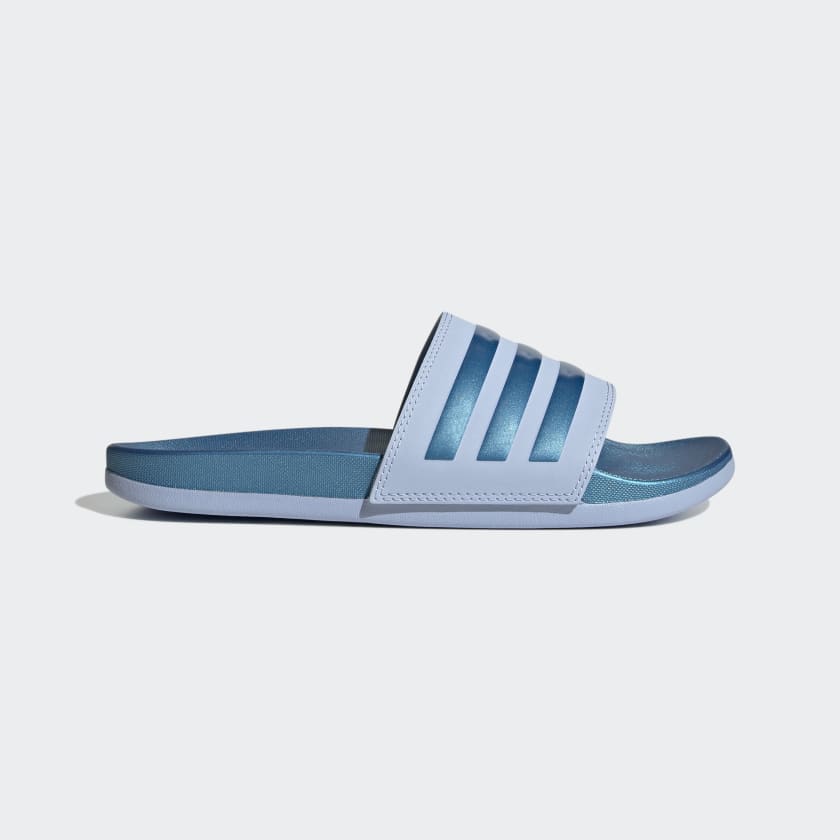 adidas Adilette Comfort Slides - Blue | adidas India