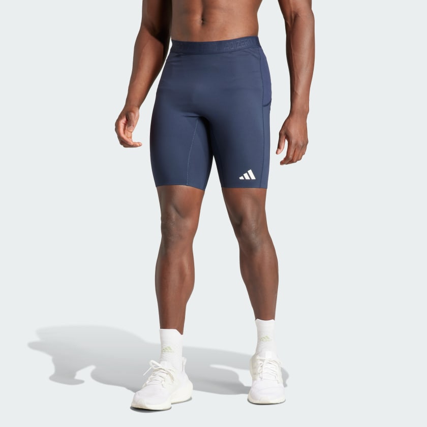 adidas Adizero Running Korte Legging Blauw adidas Offici le Shop