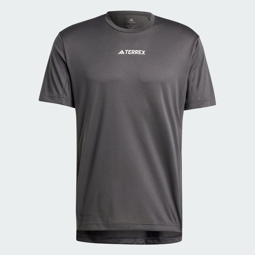 ★★Adairs★★ TERREX Multi Climacool Logo Tech Tee JI9234 Terrex Multi CLIMACOOL Logo Tech T-Shirt, Black | adidas UK